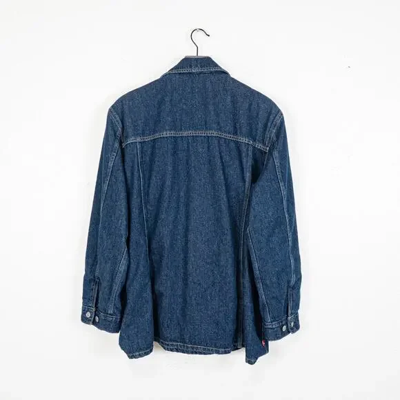 Levi's x GANNI $475 Double Breasted Denim Jacket Size XL - Picture 5 of 11